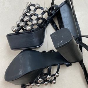 Cool 70s style studded vintage platform